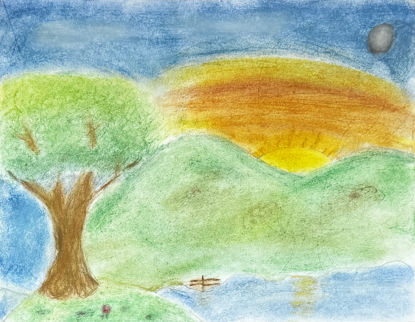 Imagen de El árbol mágico del amanecer