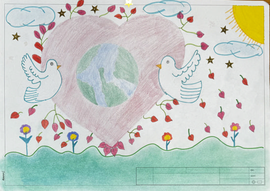 Imagen de Deseo un mundo de amor y paz