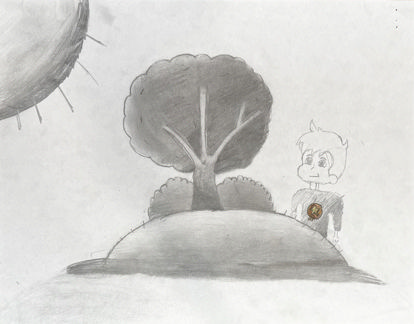 Imagen de Mateo y su árbol magico